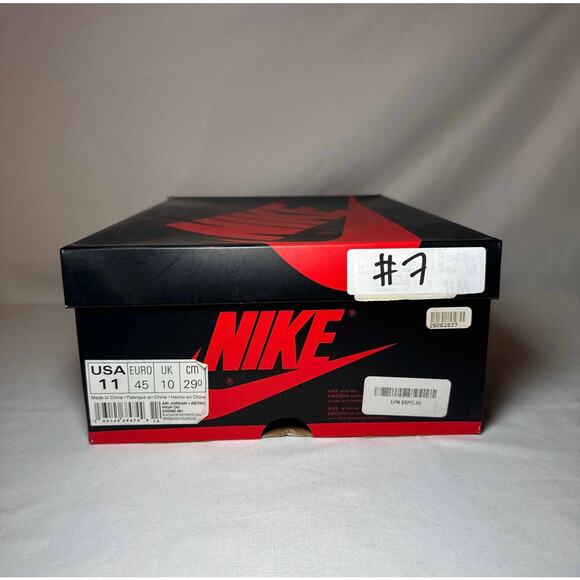 Size 11 - Nike Air Jordan 1 Retro High OG Gym Red Men's Shoes Ships Now - Picture 9 of 10